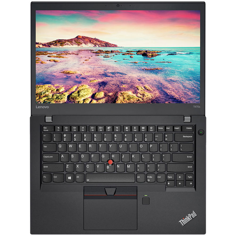 Lenovo ThinkPad T470s Intel® Core™ i7-6600U Laptop 35.6 cm (14") Touchscreen 8 GB DDR4-SDRAM 512 GB SSD Windows 10 Pro, Refurbished