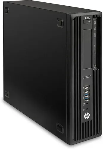 Refurbished HP Z240 Intel Xeon E3 v5 E3-1225V5 8 GB DDR4-SDRAM 500 GB HDD, 2GB GPU Windows 10 Pro SFF Workstation