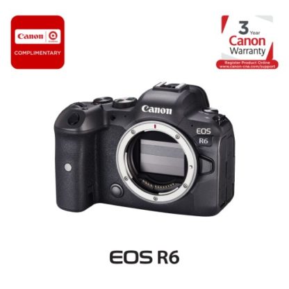 Canon EOS R6 Mirrorless Digital Camera (Body Only)