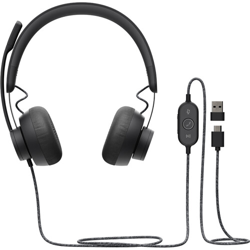 Logitech Zone Wired Headset with Noise-Cancelling  Mic (Teams Version) - 981-000870