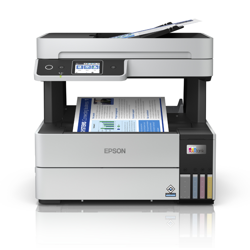 Epson L6490 Ink tank Printer, Print, Copy, Scan and Fax, Duplex Printing - ADF, Wi-Fi, Wi-Fi Direct, Ethernet, USB Interface with LCD Touchscreen - C11CJ88404