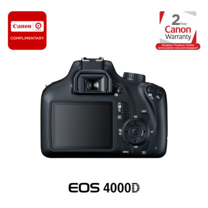 Canon EOS 4000D DSLR Camera and EF-S 18-55 mm