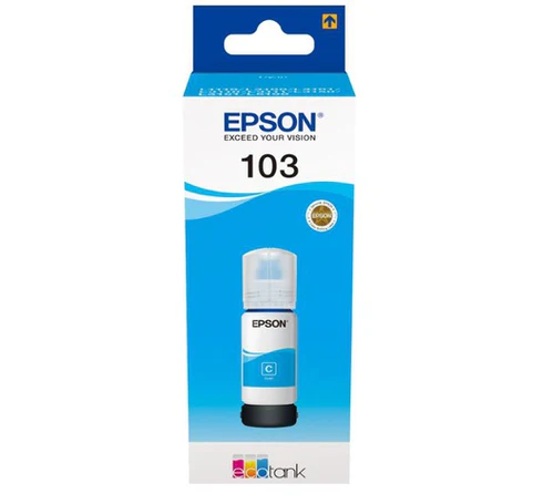 INK CART EPSON  103 Cyan – 65ml - C13T00S24A