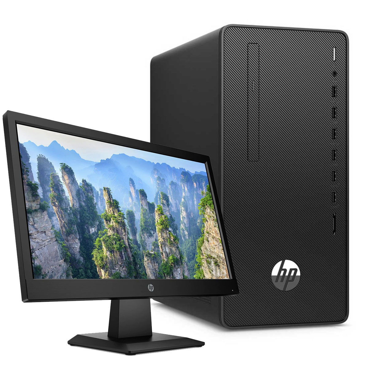 HP 290 G4 Intel® Core™ i5-10400 4 GB DDR4-SDRAM 1 TB HDD FreeDOS Micro Tower PC+ 21.5" Monitor