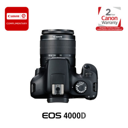 Canon EOS 4000D DSLR Camera and EF-S 18-55 mm