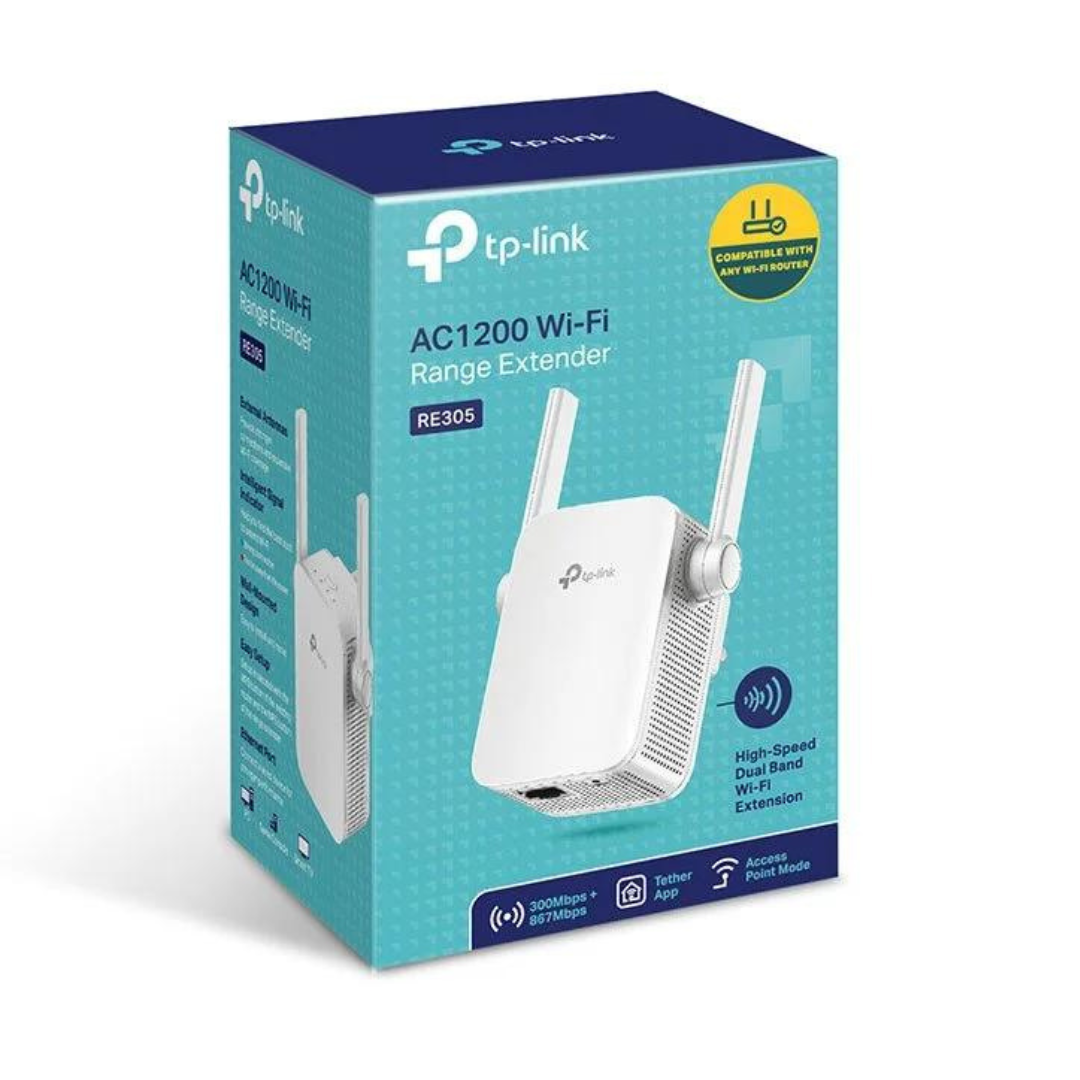 TP-Link AC1200 Wireless N Wall Plugged Range Extender – TL-RE305