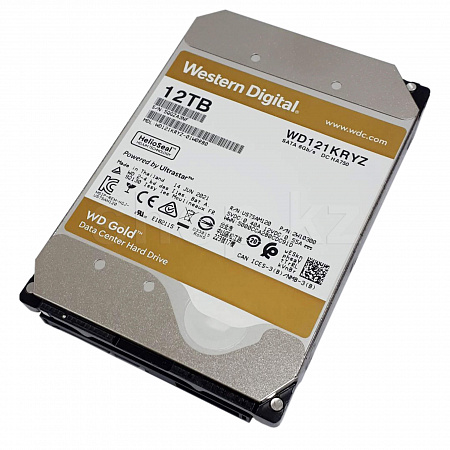 WD Gold Enterprise Class Hard Drive 12TB, 256MB, 7200rpm – WD121KRYZ