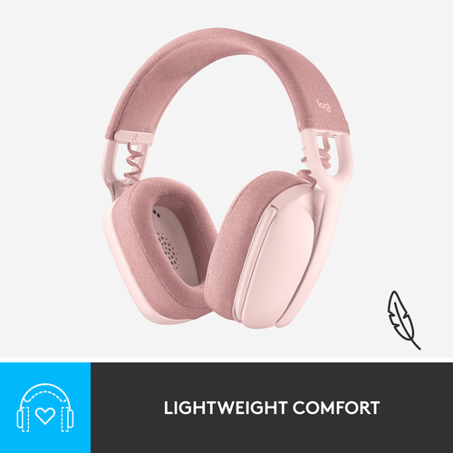 Logitech Zone Vibe 100 Wireless Headset (Pink)