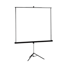 TRIPOD  PROJECTOR SCREEN 180 x 180