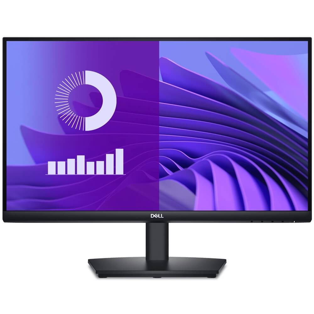 Dell E2425H 23.8" FHD Monitor, Connectivity : 1 VGA, 1 DisplayPort 1.2- E2425H