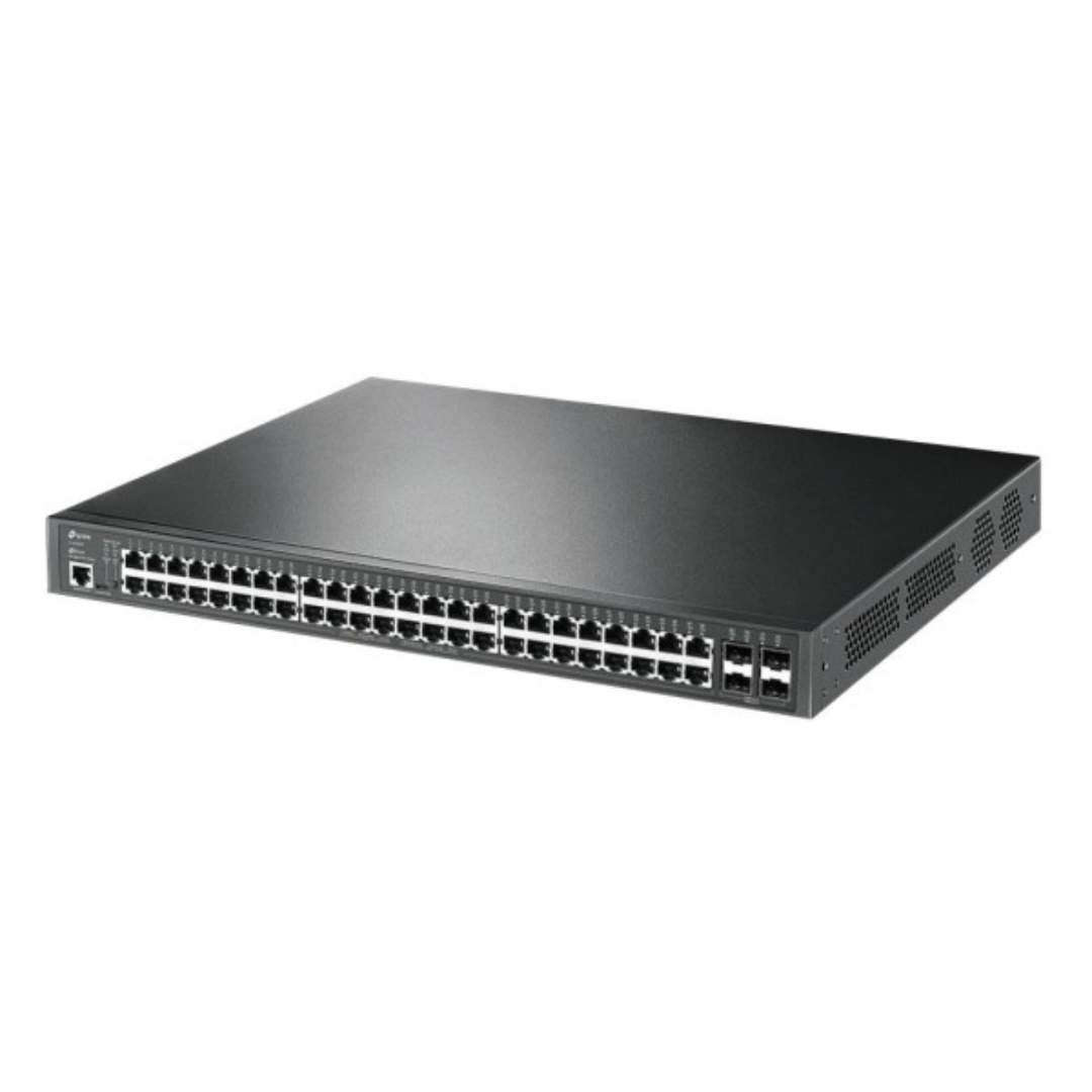 TP-Link 52-Port Gigabit L2+ Managed Switch with 48-Port PoE+ - TL-SG3452P