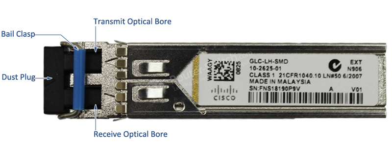 Cisco GLC-LH-SMD Gigabit SFP Transceiver Module, Mmf/smf Multimode & Singlemode- GLC-LH-SMD