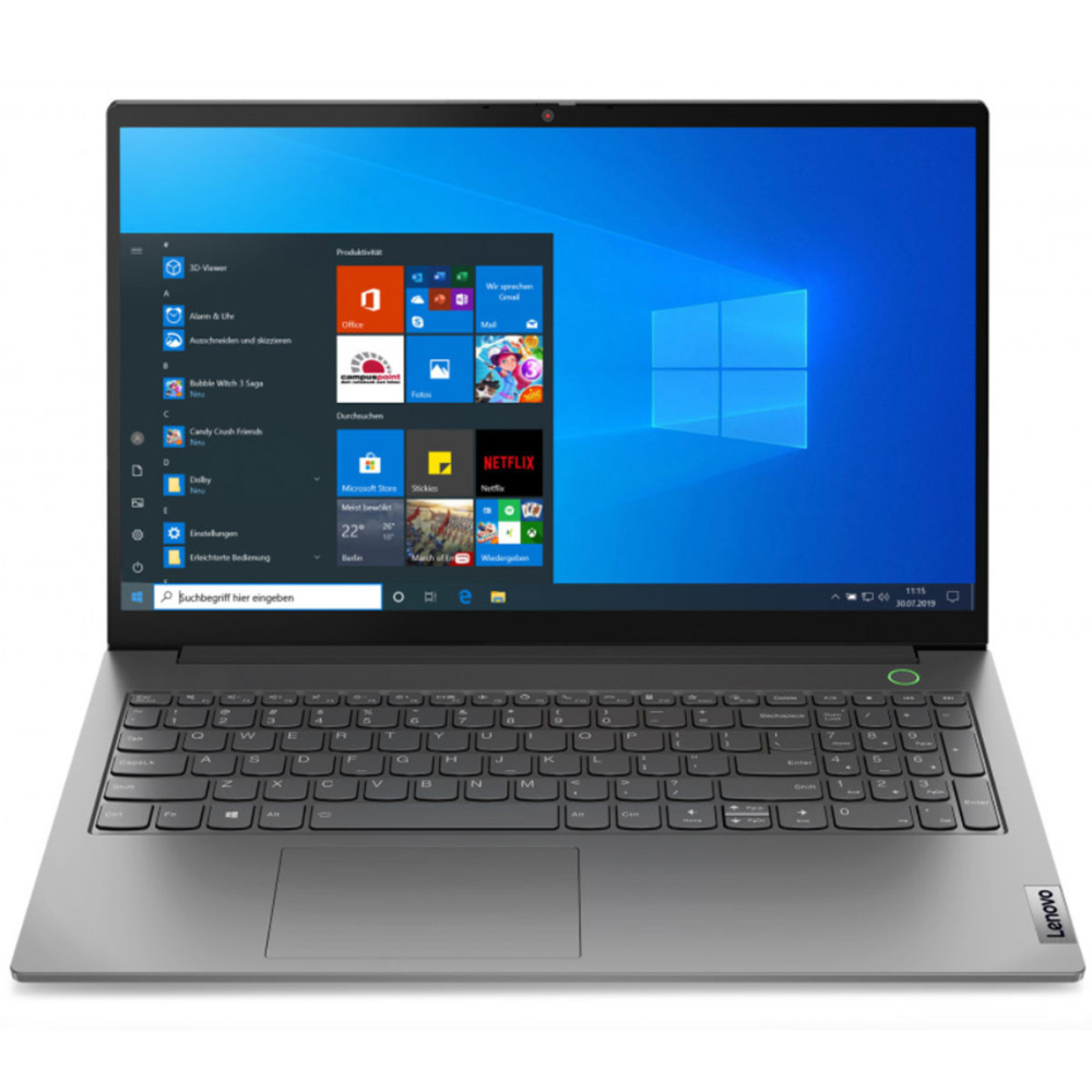 Lenovo ThinkBook 15 G2 ITL, Intel Core i5 1135G7, 8GB DDR4 3200 (Up to 40GB Support), 256GB SSD M.2 2242 PCIe 3.0x4 NVMe, No OS, 15.6" FHD, No ODD - 20VE0120UE