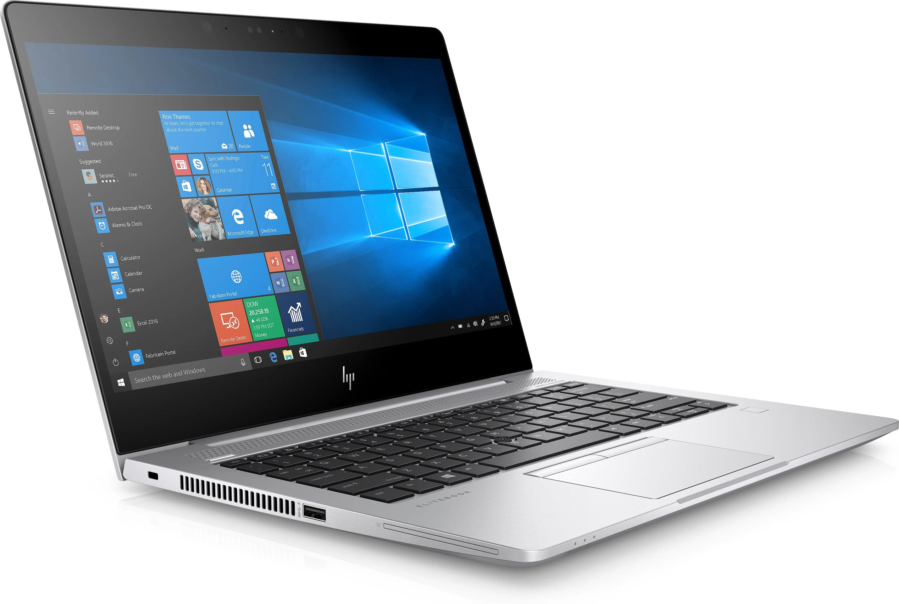 HP EliteBook 735 G5 AMD Ryzen™ 5 2500U Laptop 33.8 cm (13.3") Full HD 8 GB DDR4-SDRAM 256 GB SSD Wi-Fi 5 (802.11ac) Windows 10 Pro