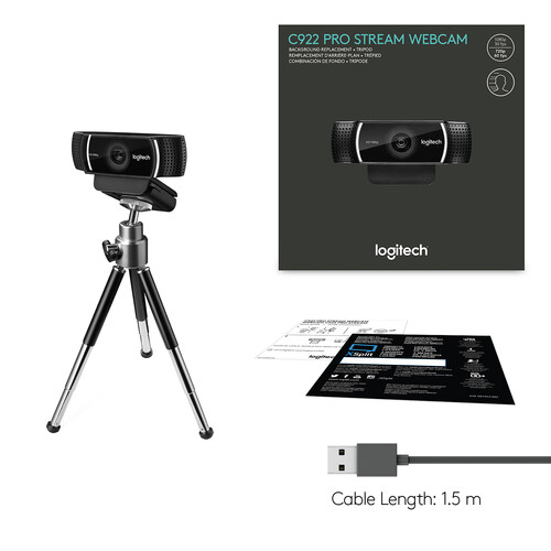 Logitech C922 HD Pro Webcam - 960-001088