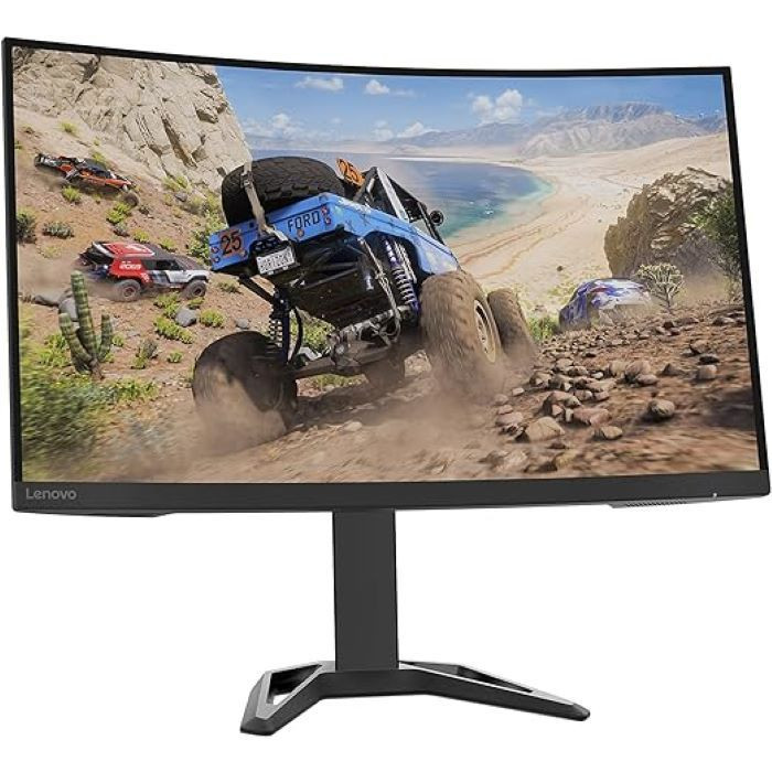 Lenovo G32qc-30 31.5" QHD Curved Gaming Monitor 2560x1440 16:9 165Hz (DP) / 170Hz (DP Overclock) / 144Hz (HDMI) Curvature: 1500R Integrated Speakers Raven Black Color-66F2GAC1AE