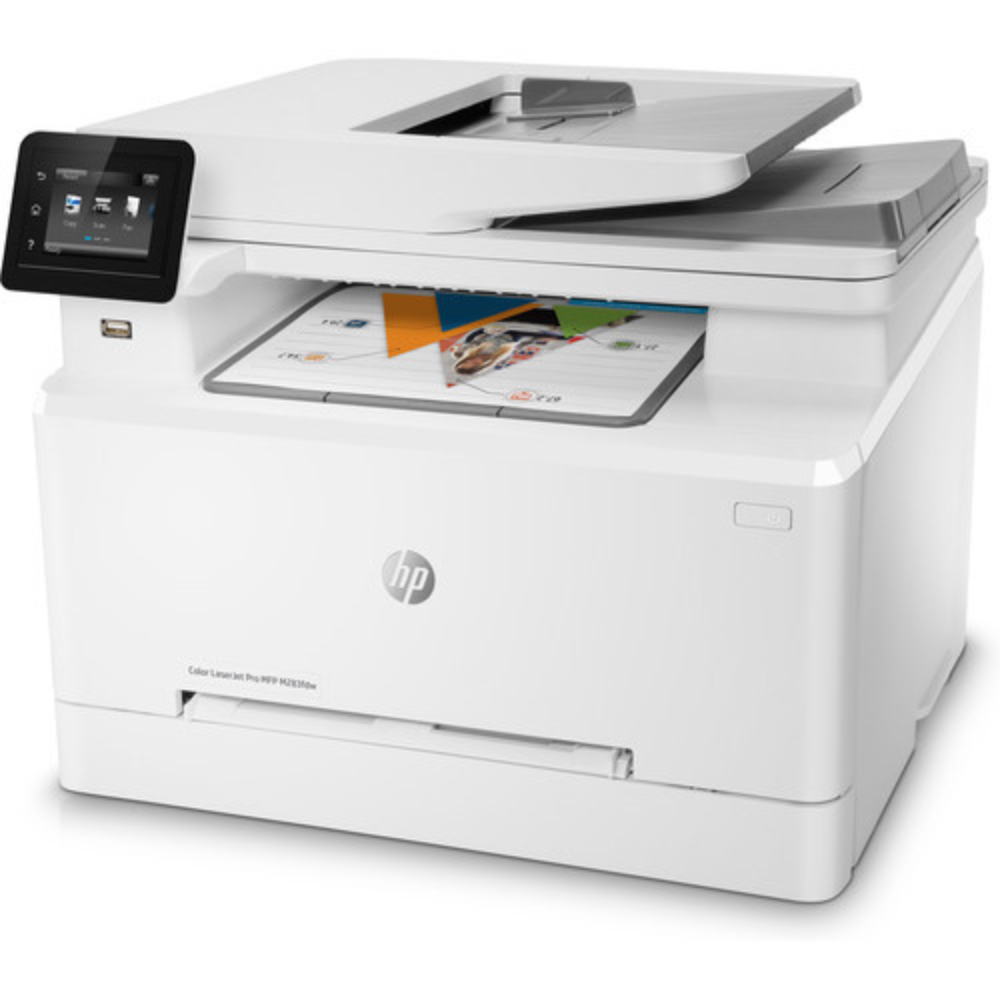 HP Color LaserJet Pro MFP M283fdw Printer, Print, Copy, Scan and Fax - Duplex Printing, ADF, Wireless, Ethernet, USB Interface with LCD Touchscreen - 7KW75A