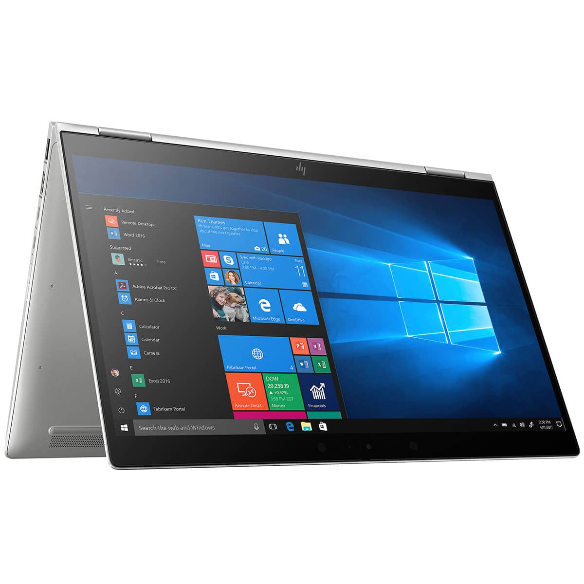 Refurbished HP EliteBook x360 1040 G6 Intel® Core™ i5-8365U Hybrid (2-in-1) 35.6 cm (14") Touchscreen Full HD 16 GB LPDDR4-SDRAM 256 GB SSD Wi-Fi 6 (802.11ax) Windows 10 Pro