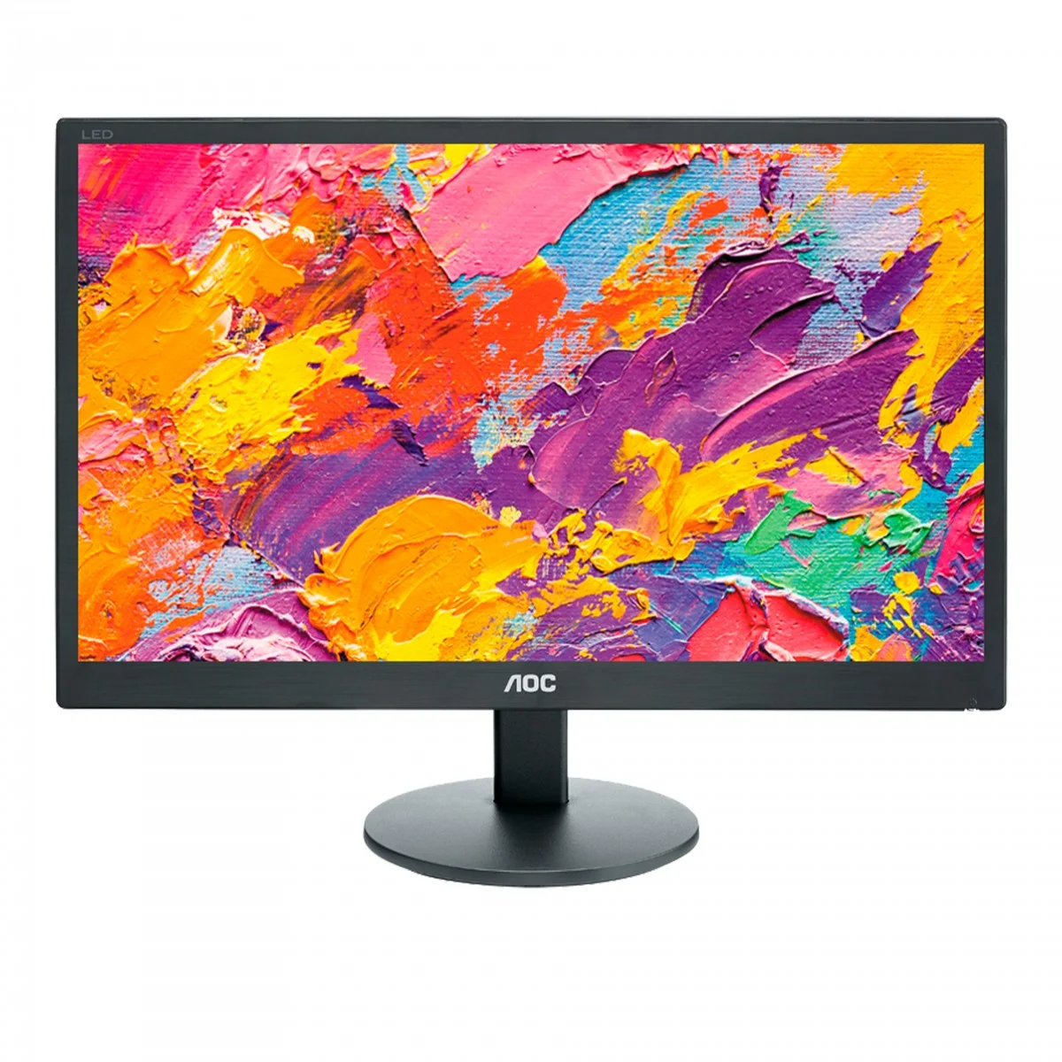 AOC E970SWN 18.5"" HD Monitor, Black Color,  Connectivity: 1 VGA, 1 HDMI 1.4 - E970SWN