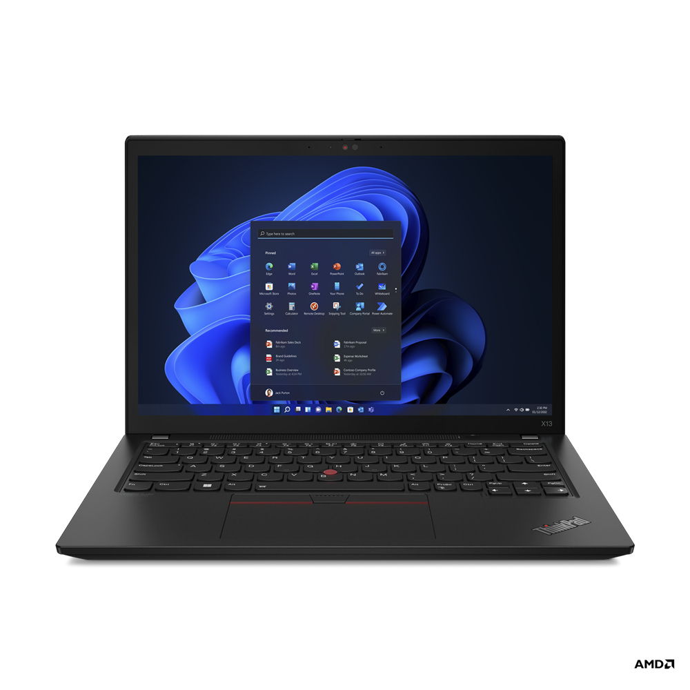 Lenovo ThinkPad X13 Gen 3, Intel Core i5 1235U, 8GB LPDDR5 4800 (Not Upgradable), 512GB SSD M.2 2280 PCIe x4 NVMe Opal 2.0, Windows 11 Pro, 13.3" WUXGA, No ODD - 21BN007RUE