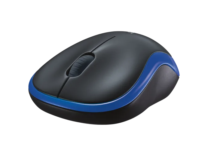 Logitech M185 Wireless Mouse - Blue - 910-002236