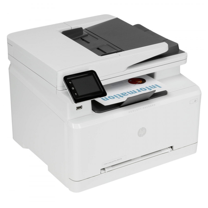 HP Color LaserJet Pro MFP M283fdn Printer, Print, Copy, Scan and Fax - Duplex Printing, ADF, Ethernet, USB Interface with LCD Touchscreen - 7KW74A