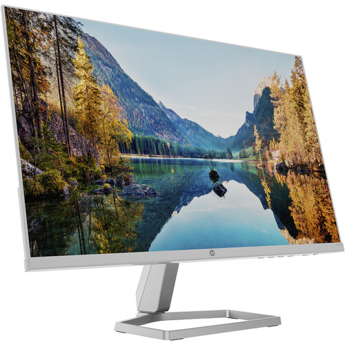 HP M24fw 23.8"FHD Monitor White Colour, Connectivity : VGA, HDMI 1.4 -2D9K1AA