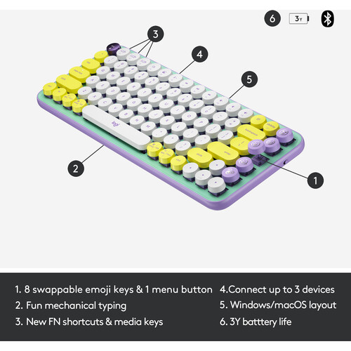 Logitech Pop Keys Day Dream