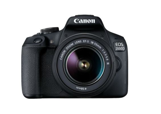 Canon EOS 2000D DSLR Camera with 18-55mm Lens