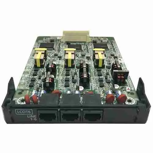 Panasonic KX-NS5180X 6 Port Analog Trunk Card (LCOT6)