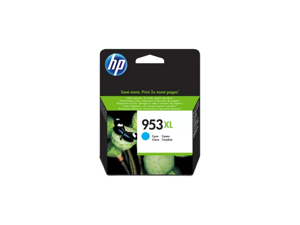 HP 953XL High Yield Cyan Original Cartridge-F6U16AE