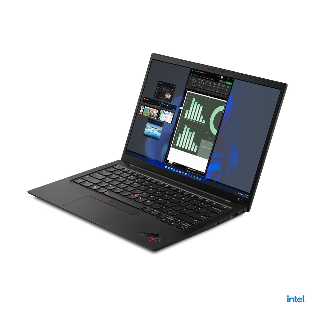 Lenovo ThinkPad X1 Carbon Gen 10, Intel Core i7 1255U, 16GB LPDDR5 5200 (Soldered Memory), 512GB SSD M.2 2280 PCIe 4.0x4 Performance NVMe Opal 2.0, Windows 11 Pro, 14" WUXGA, No ODD - 21CB002SUE