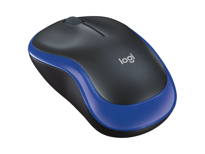 Logitech M185 Wireless Mouse - Blue - 910-002236