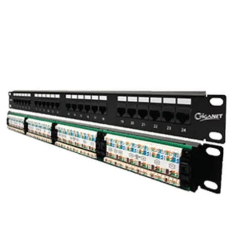 Giganet GN-C6-PP-24 Category 6 UTP 19” 24 Port Patch Panel