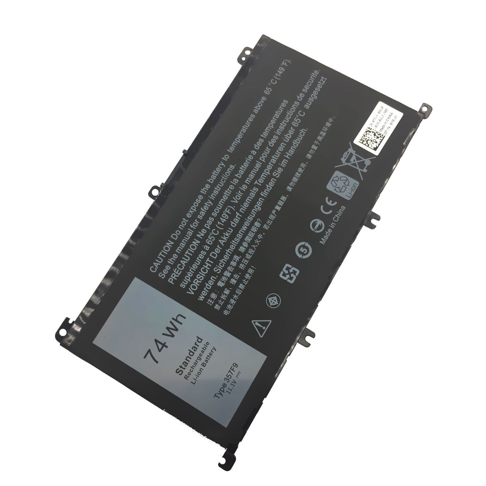 Original 74Wh Dell Inspiron 15 Gaming 7567 battery