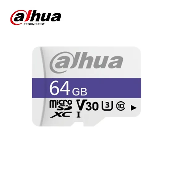 Dahua 64 GB Class C10, U3, V30 MicroSD Card - DHI-TF-C100/64GB