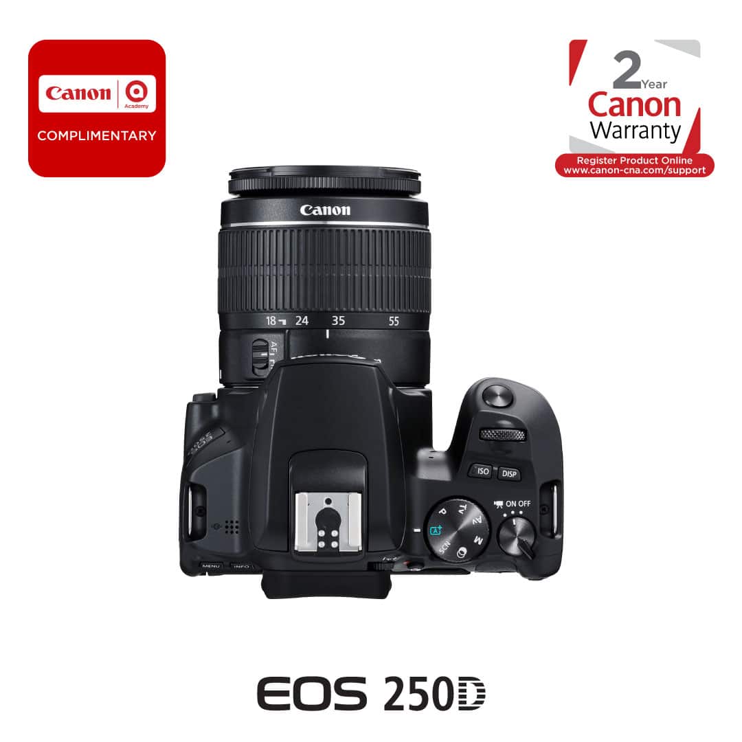 Canon EOS 250D DSLR Camera with EF-S 18-55mm f/3.5-5.6 III Lens