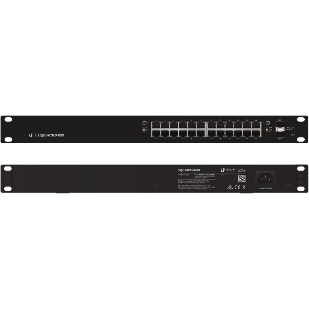 Ubiquiti EdgeSwitch 24 Port 250W Gigabit Switch- ES 24-250W