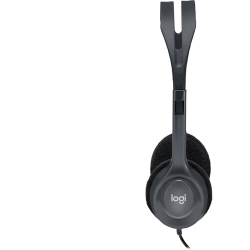 Logitech H111 Stereo Headset - Black (3.5mm Jack ) - 981-000593