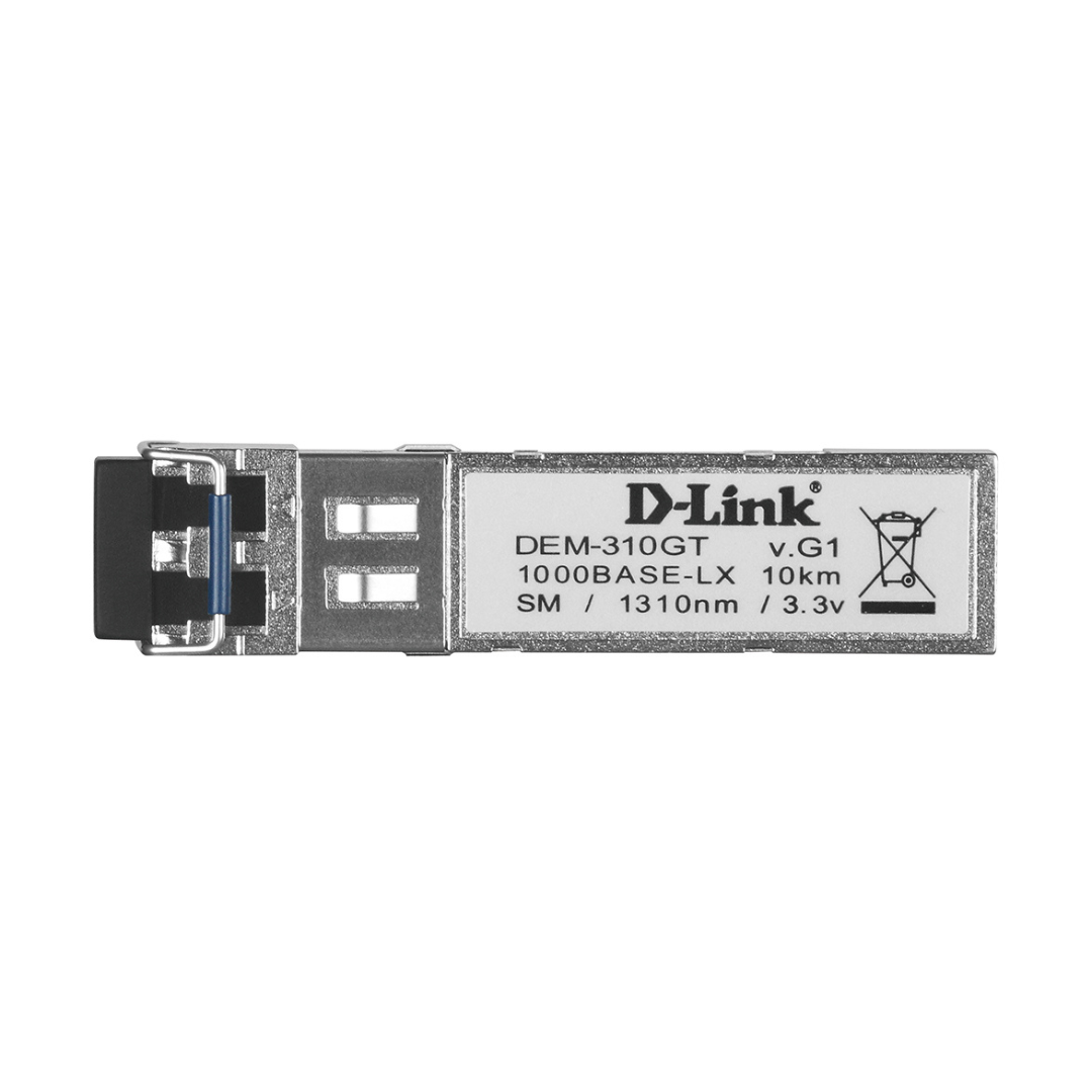 D-Link 1000BASE-LX Single-mode Fiber SFP Transceiver- DEM-310GT