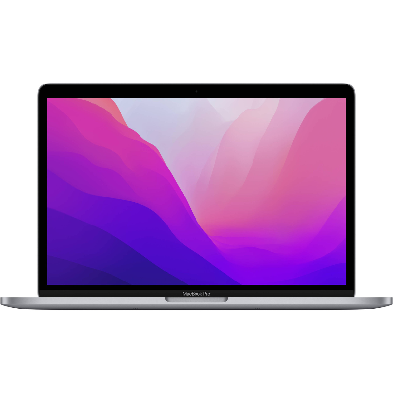 Apple Macbook Pro M2 Chip Next Gen - 8 Core CPU – 10 Core GPU, 8GB RAM, 256GB SSD, 13.3", WQXGA (2560 x 1600), MacOs Monterey 12, 720P HD Camera, Touchbar & Touch ID, Backlit Keyboard- MNEH3LL/A