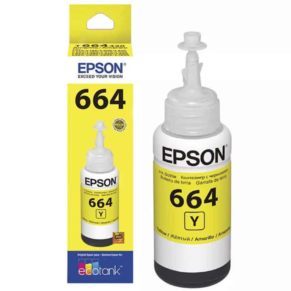 INK CART EPSON  T6644 Yellow  - C13T66444A