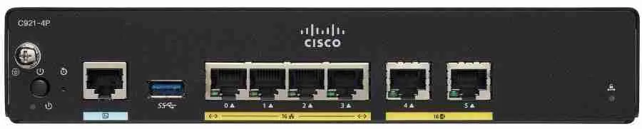 Cisco 921 Gigabit Ethernet Security Router- C921-4P