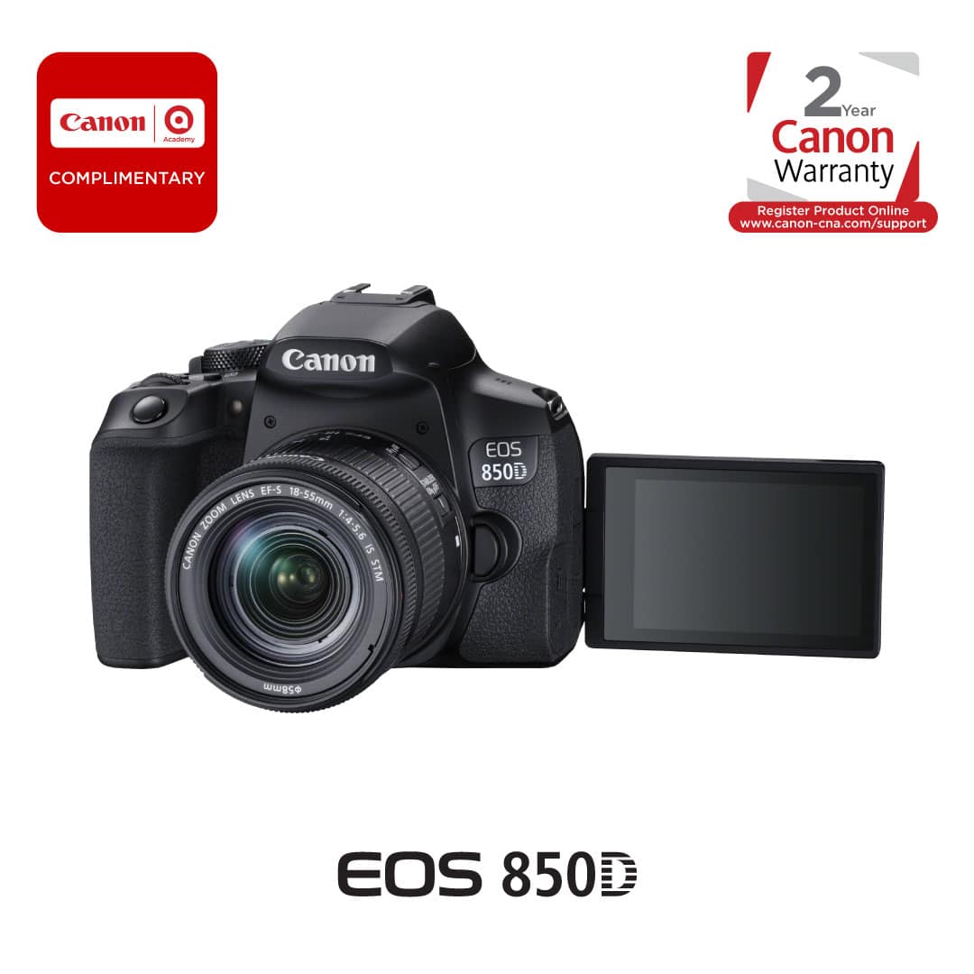 Canon EOS 850D DSLR Camera with 18-55mm Lens