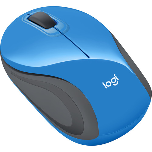 Logitech M187 Mini Wireless Mouse Blue - 910-002733