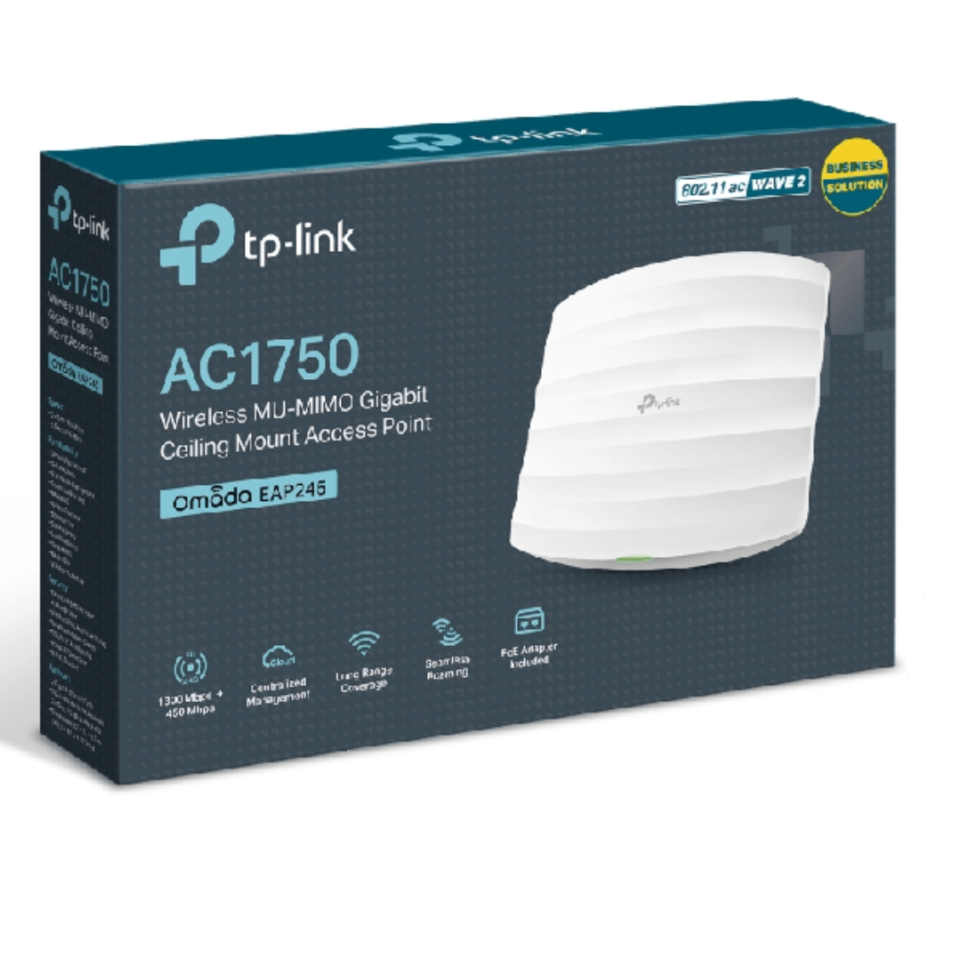 TP-Link AC1750 Wireless MU-MIMO Gigabit Ceiling Mount Access Point – TL-EAP245