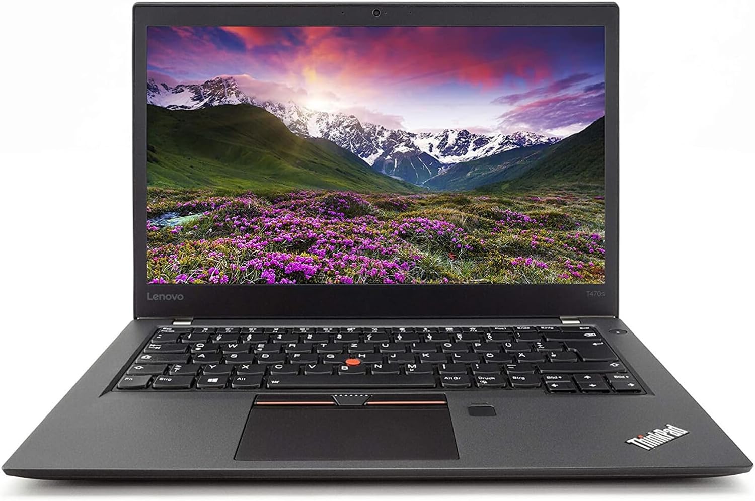 Lenovo ThinkPad T470s Intel® Core™ i7-6600U Laptop 35.6 cm (14") Touchscreen 8 GB DDR4-SDRAM 256 GB SSD Windows 10 Pro, Refurbished