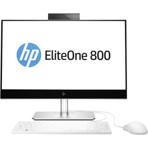 HP 23.8" EliteOne 800 G3 All-in-One Desktop Computer 8 GB RAM 256 8 Gen SSD Keyboard and Mouse