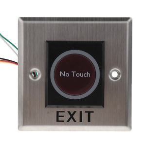 Metallic Exit Button Non Touch