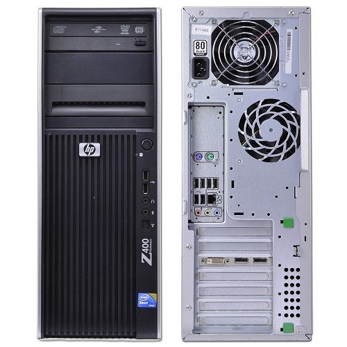 HP Z400 Workstation Tower Xeon 16GB 1TB HDD + 1GB GPU-Refurbished